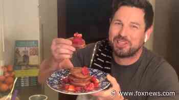 Chef Ryan Scott's cocoa red velvet Mother’s Day pancakes with mashed strawberries - Fox News