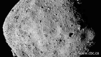 A spacecraft is hauling chunks of a distant asteroid back to Earth. ETA: 2023