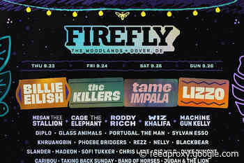Firefly 2021 lineup: The Killers, Billie Eilish, Tame Impala, Lizzo, more