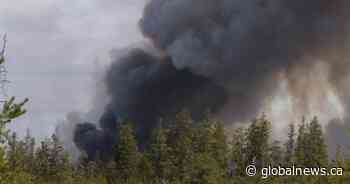 Wildfire in Sandilands Provincial Forest deemed out of control: officials - Global News