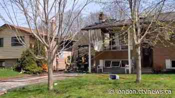 No injuries after garage fire spreads to neighbouring home in Mount Forest - CTV News London