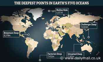 Deepest points of the world's oceans revealed