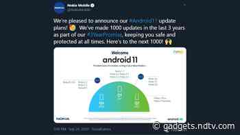 Nokia’s Android 11 Rollout May Get Delayed as Company Pulls Roadmap Announcement Tweet: Report