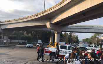 Ingenieros civiles inspeccionan el distribuidor Buenavista - El Sol de Cuernavaca
