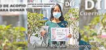 Reconocen DIF Cuernavaca y Banco de Tapitas donaciones de trenzas - Diario de Morelos