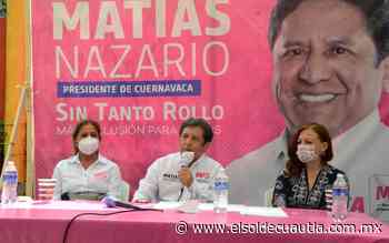 Matías Nazario se compromete a recuperar la paz y tranquilidad de Cuernavaca - El Sol de Cuautla