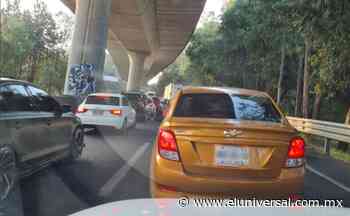 Manifestantes bloquean la caseta de Tlalpan rumbo a Cuernavaca | El Universal - El Universal