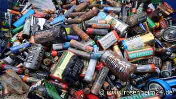 Warnung im Wasserburger Umweltausschuss: Batterien im Restmüll sind brandgefährlich