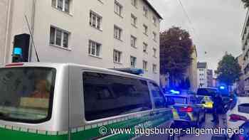 Polizei ist mit einem Großaufgebot in Neu-Ulm im Einsatz