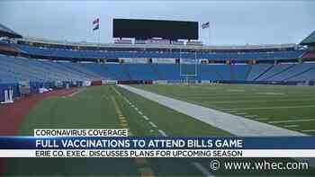 Despite pushback, Erie County executive stands by vaccination plan for Bills games
