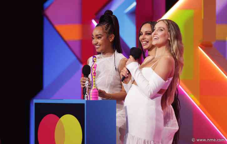 Little Mix make history winning Best British Group at the BRITs