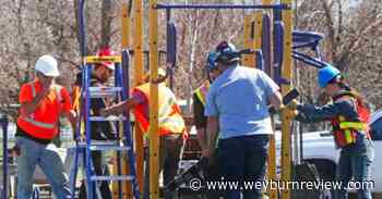 Play equipment installed at Weyburn's new school - Weyburn Review