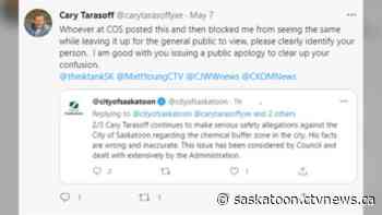 'I wasn’t being rude to them': Former mayoral candidate blocked on Twitter by City of Saskatoon