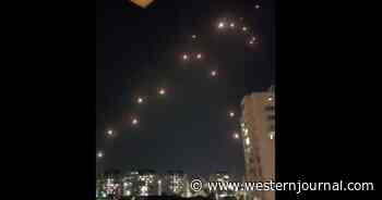 Unreal On-the-Ground Video Shows What Israelis Are Seeing as Iron Dome Systems Utterly Defeat Hamas Missile Swarm