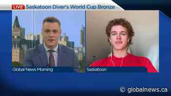 Saskatoon diver eyes Olympic spot after bronze-medal performance | Watch News Videos Online - Globalnews.ca