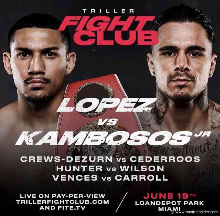 Undisputed Title Fight Between Franchon Crews-Dezurn And Elin Cederroos Set To Co-headline On Teofimo Lopez vs George Kambosos Jr. On June 19th
