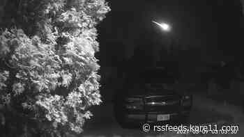 Fireball captured streaking across the Minnesota sky