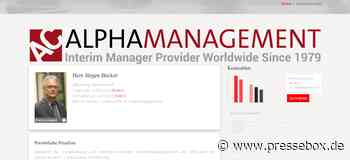 AC Alphamanagement jetzt auf Interim Management-Plattform. Branchen-Pionier übergibt Poolmanagement an UNITEDINTERIM - PresseBox