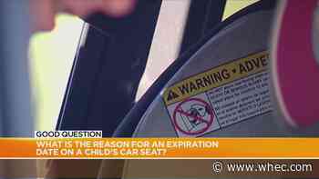 Good Question: What is the reason for an expiration date on a child's car seat?
