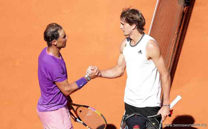 'Rafael Nadal is still Roland Garros favorite, and we have to stop him,' says Zverev