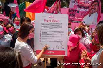 Firman compromisos candidatos de FuerzaXMéxico para la instalación de casas rosas en los 300 distritos electorales - Etcétera