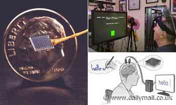 Brain computer interface turns 'mental handwriting' into text