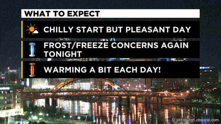 Pittsburgh Weather: Frost Advisory Issued Before Temperatures Start To Climb