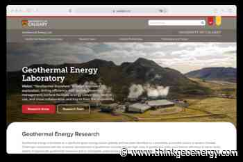 University of Calgary establishes Geothermal Energy Lab - ThinkGeoEnergy