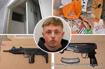Bolton man jailed after sub-machine guns found hidden behind wall - The Bolton News