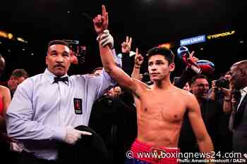 Ryan Garcia back in the gym, with a positive message