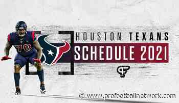 Houston Texans Schedule 2021: Dates, times, win/loss prediction for 17-game schedule - Pro Football Network