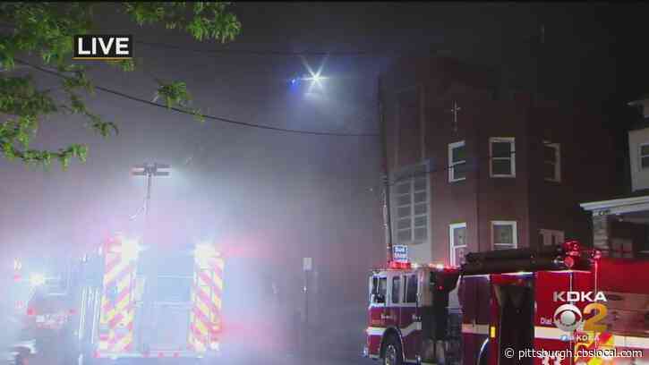 Roof, 3rd Floor Collapse After Massive Fire At Apartment In Duquesne