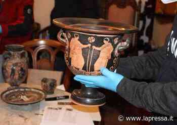 Modena, recuperati beni archeologici per 100mila euro - La Nera - LaPressa.it - La Pressa