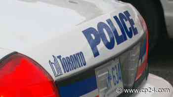 Man arrested after crashing into fire truck, assaulting firefighter, dog: Toronto police - CP24 Toronto's Breaking News