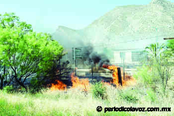 Fuerte incendio cerca de Orica - La Voz
