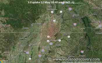 Small 3.0 quake hits near Sikeston, Scott County, Missouri, USA - VolcanoDiscovery