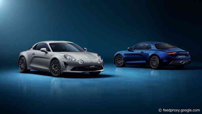Limited edition Alpine A110 Legende GT 2021 with 292 horsepower unveiled