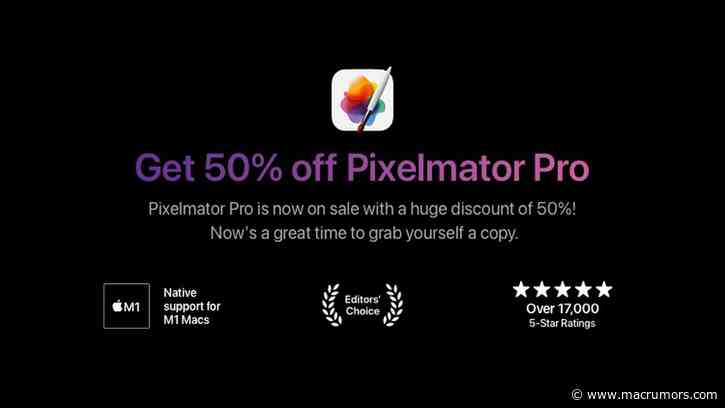Pixelmator Pro Launches 50% Sale Ahead of Upcoming 2.1 Update