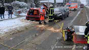 Bei einem Unfall in Lilienthal verletzten sich zwei Männer schwer - WESER-KURIER - WESER-KURIER