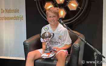 Melle Talsma is de voorleeskampioen van Friesland - Leeuwarder Courant