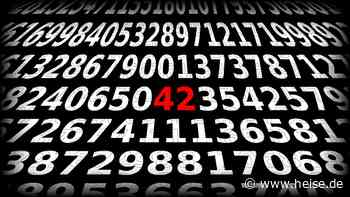 Zahlen, bitte! 42 - Douglas Adams' spektaktulär unspektakuläre Anhalter-Antwort - heise online