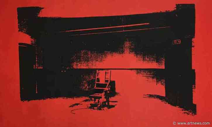 Alice Cooper to Auction Unauthenticated Warhol Electric Chair Painting