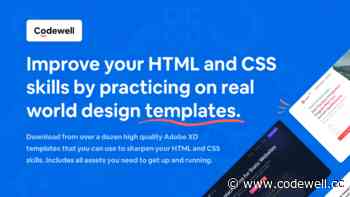 Codewell - Improve your HTML & CSS skills by practicing on real designs
