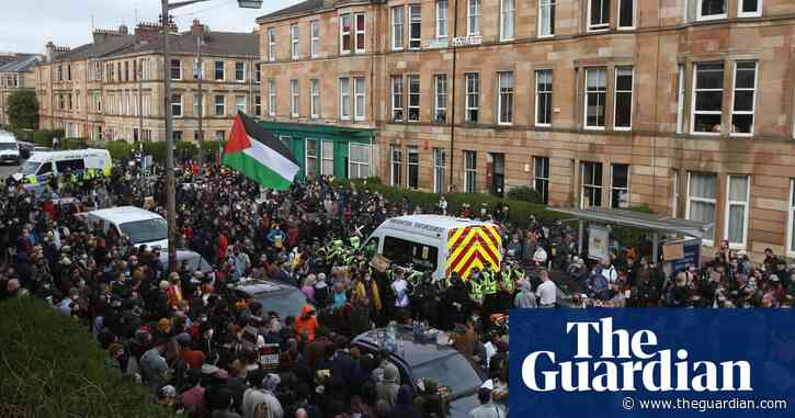 Glasgow protesters rejoice as men freed after immigration van standoff