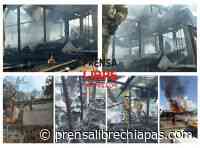 Perdidas materiales deja incendio en San Antonio del Monte - Prensa Libre Chiapas