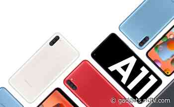 Samsung Galaxy A11 Getting Android 11-Based One UI 3.1 Update: Report