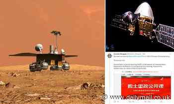 China's Zhurong rover will land on Mars TONIGHT