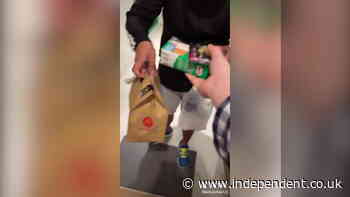 TikToker challenges driver to deliver food faster in exchange for candy - The Independent