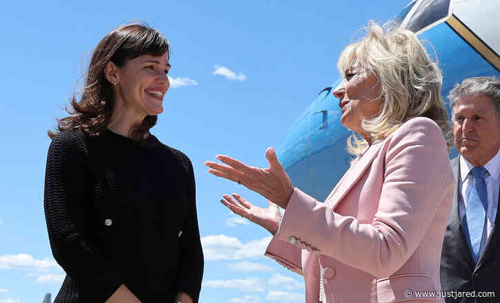 Jennifer Garner & Jill Biden Go Mask-Free Together While Promoting the Vaccine to Teens