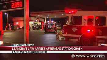 Police: Driver charged with DWI under Leandra's Law after gas station crash